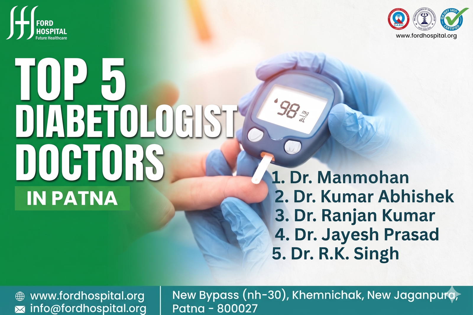Top 5 Diabetologist Doctors in Patna