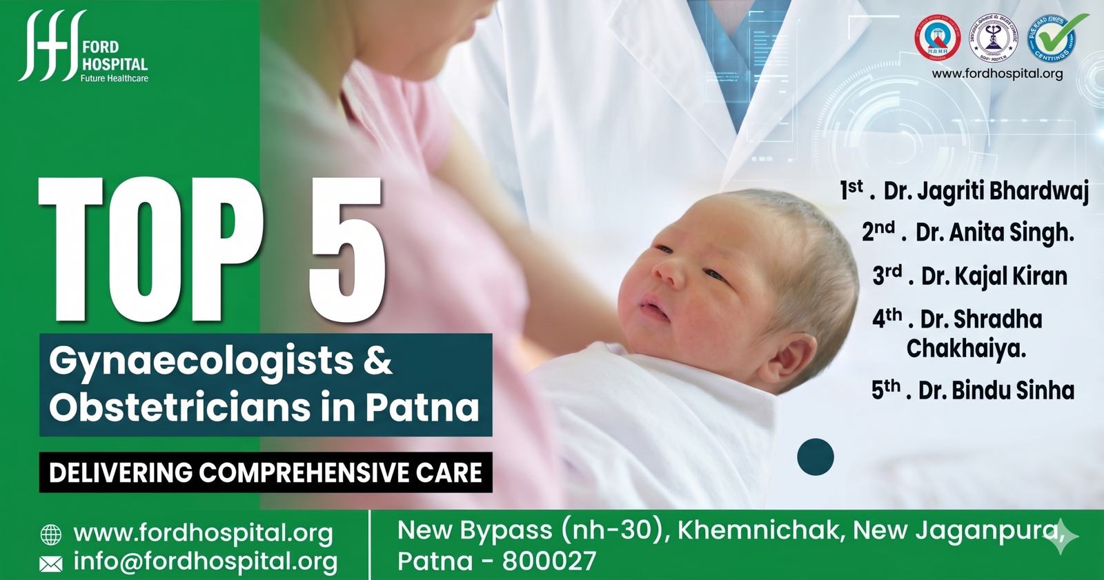 Top 5 Gynaecologists & Obstetricians in Patna